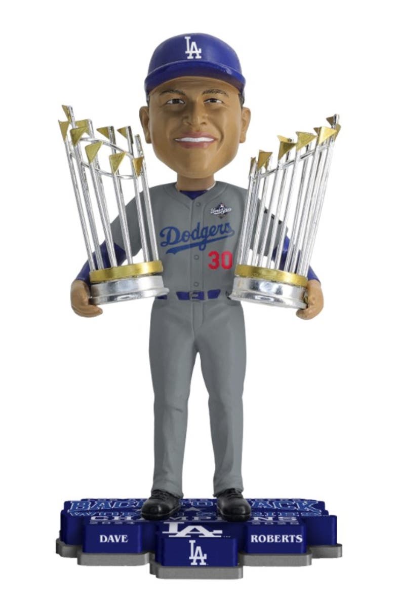 FOCO Dave Roberts (Dodgers) 2025 World Series Back to Back Champs Bobblehead, Main, color, Multi-Color