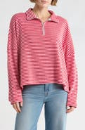 Splendid Besos Quarter Zip Pullover