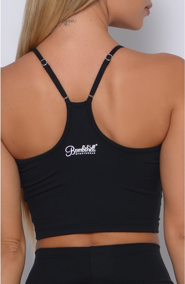 Bombshell Sportswear Relax Long Bra, Alternate, color, Black