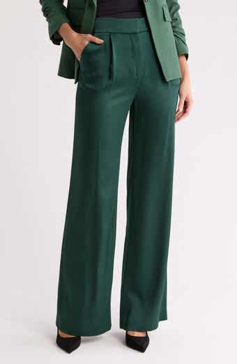 Robinne Wide Leg Stretch Cotton Pants
