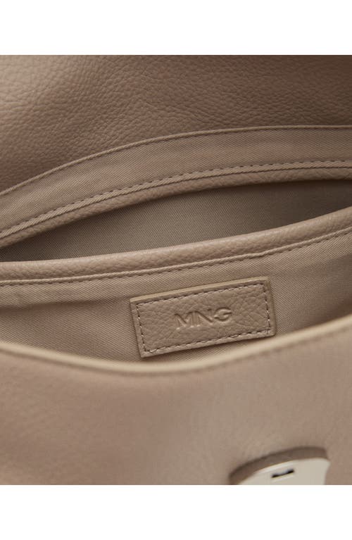 Mango City Faux Leather Shoulder Bag In Pink