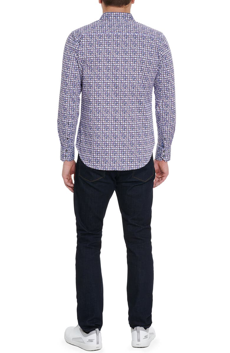 Robert Graham Pictogram Long Sleeve Button-Up Shirt, Alternate, color, 