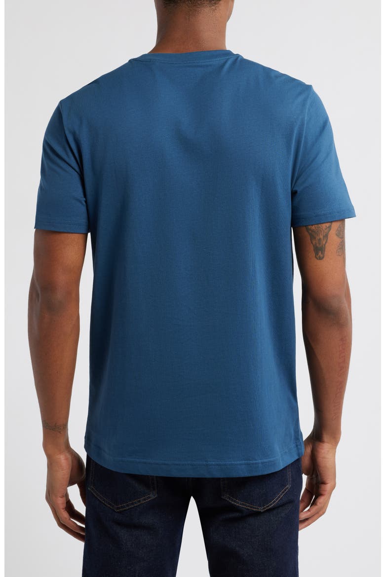 Floral Pete Organic Cotton Graphic T-Shirt, Alternate, color, BLUE WING TEAL