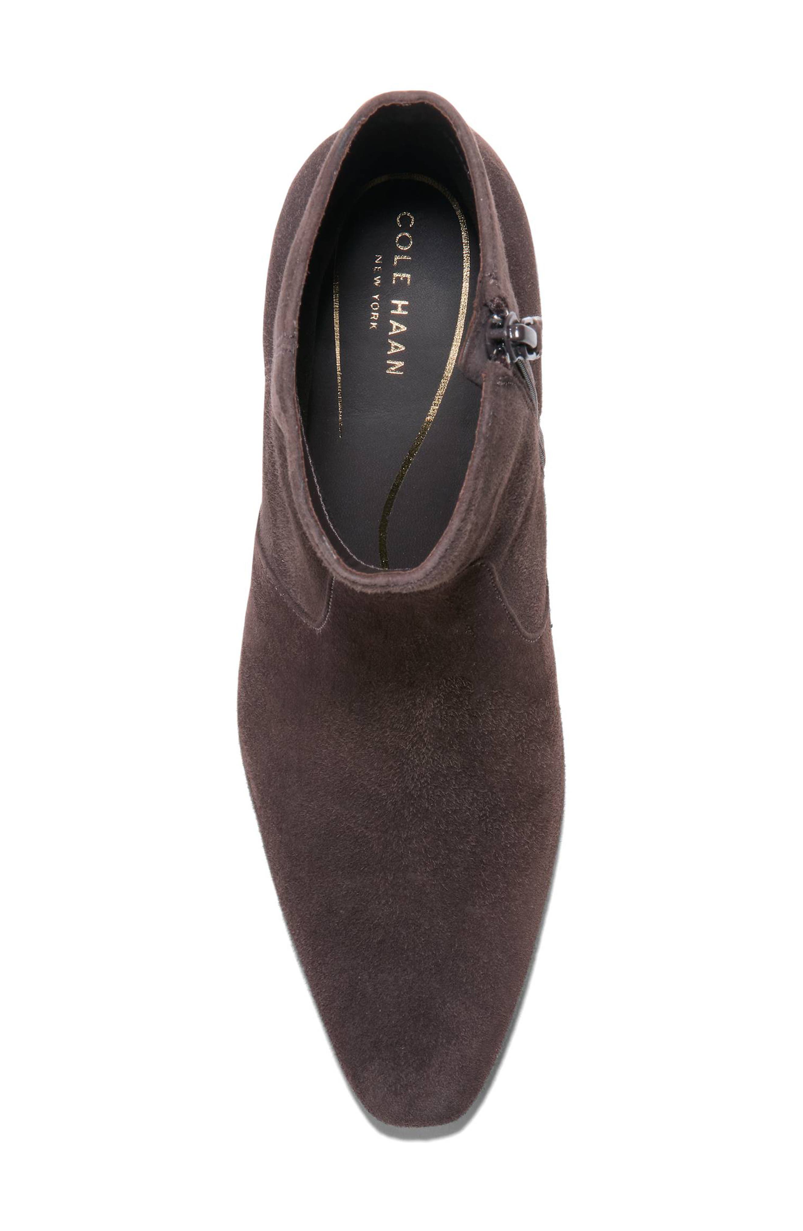 Tyldie Kitten Heel Bootie, Alternate, color, CH DK CHOCOLATE SUEDE