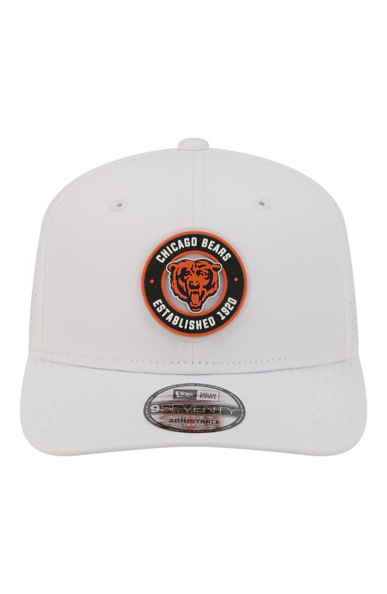 New Era Men's New Era White Chicago Bears COOLERA 9SEVENTY Adjustable Hat, Alternate, color, White