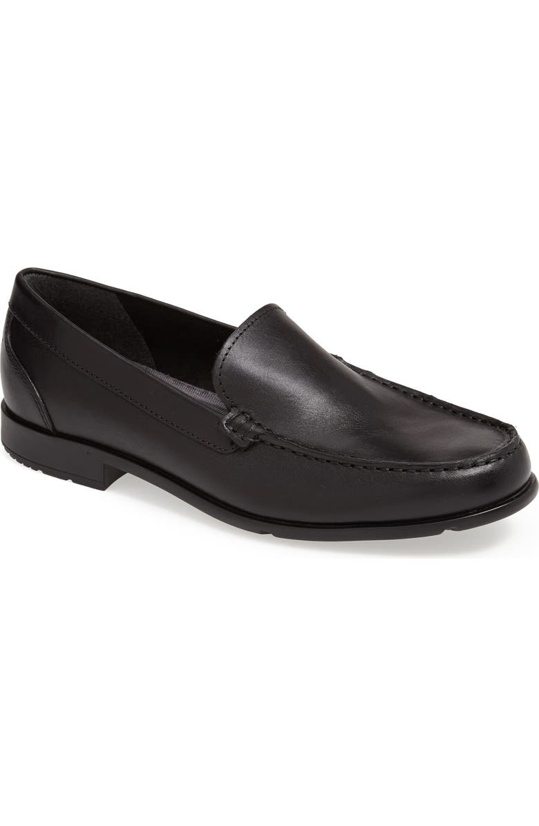 Rockport Classic Venetian Loafer, Main, color, Black Leather