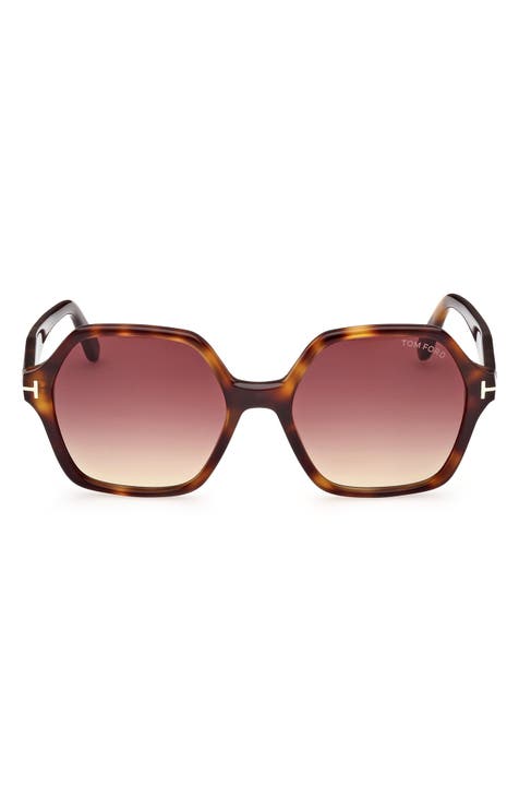 Romy 56mm Geometric Sunglasses