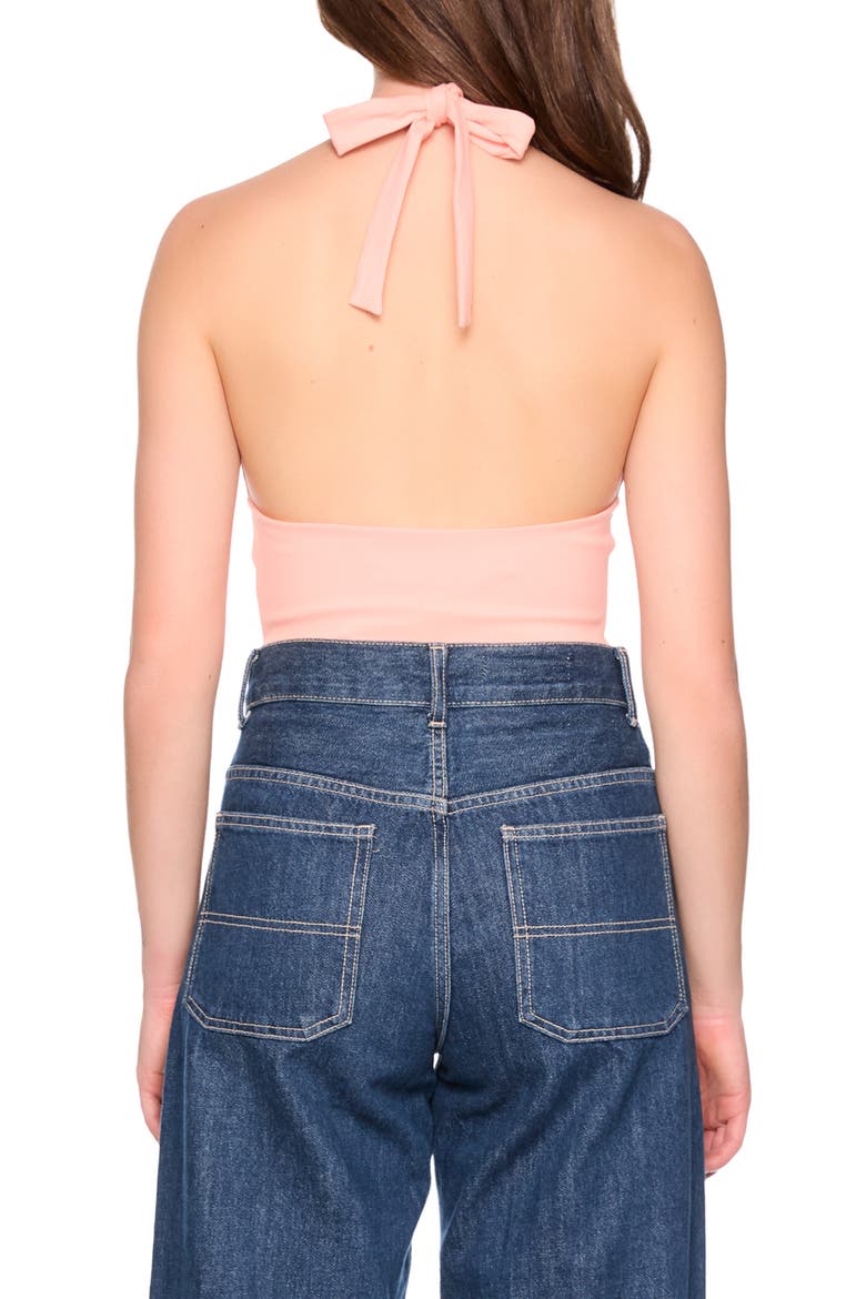 The Halter Tank, Alternate, color, CREAMSICLE
