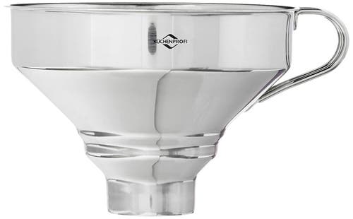 Kuchenprofi Funnel With Mesh Filter, Stainless Steel, 5-inch Diameter In Silver