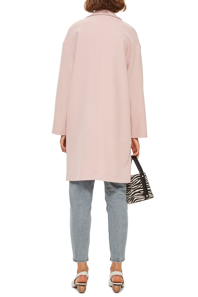 Crepe Coat, Alternate, color, BLUSH