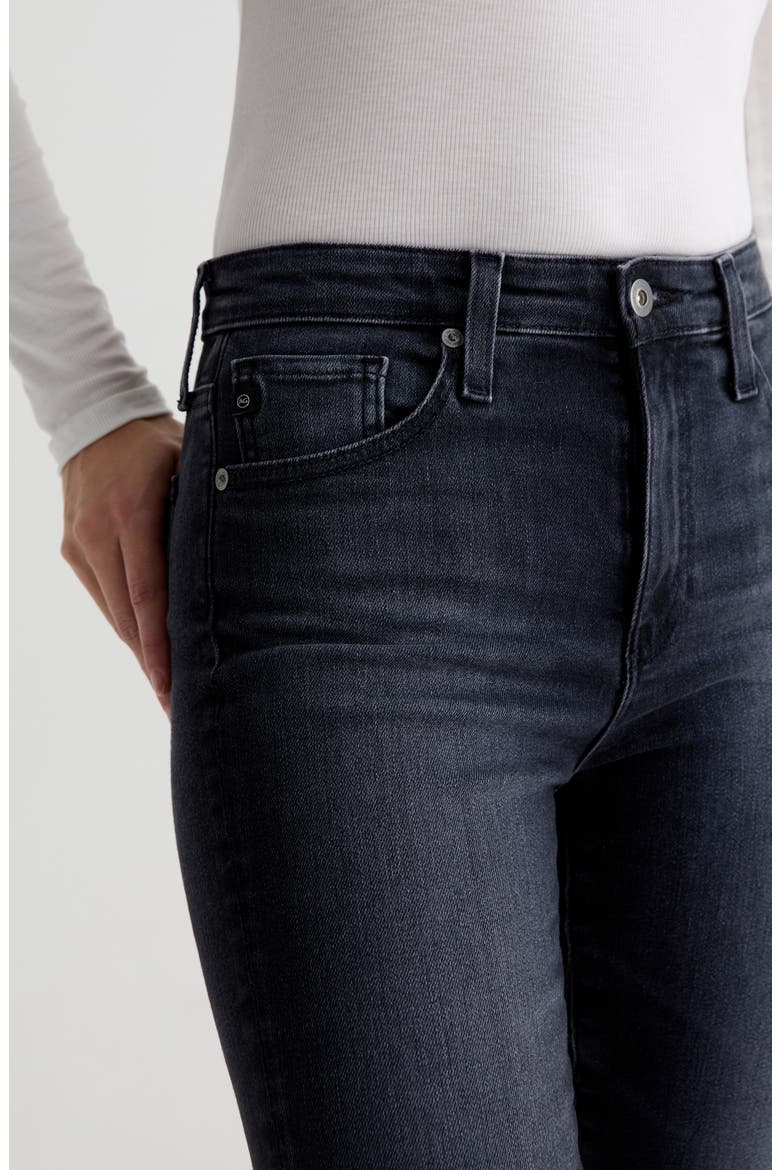 Farrah Mid Rise Crop Bootcut Jeans, Alternate, color, GLITCH