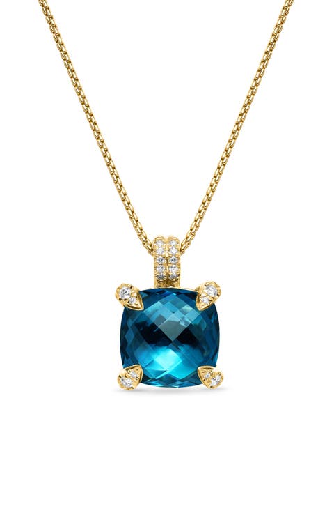 Châtelaine Pendant Necklace with Diamonds