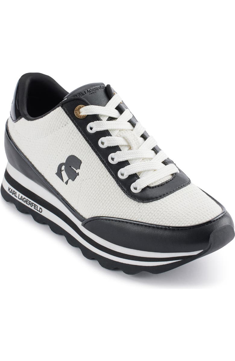KARL LAGERFELD PARIS Maico Lace-Up Sneaker, Main, color,