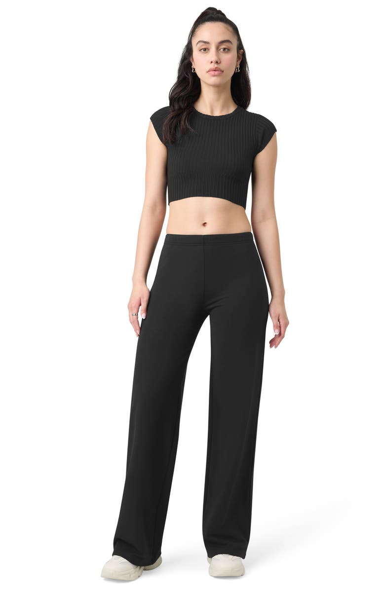 Florence by Mills Wide Leg Pants, Alternate, color, Black