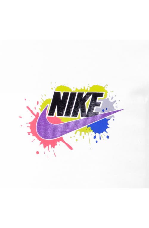 Nike Kids' Express Yourself Long Sleeve Graphic T-shirt In White