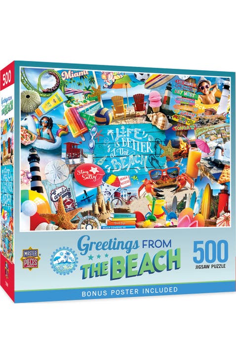 Greetings From the Beach 500pc Puzzle