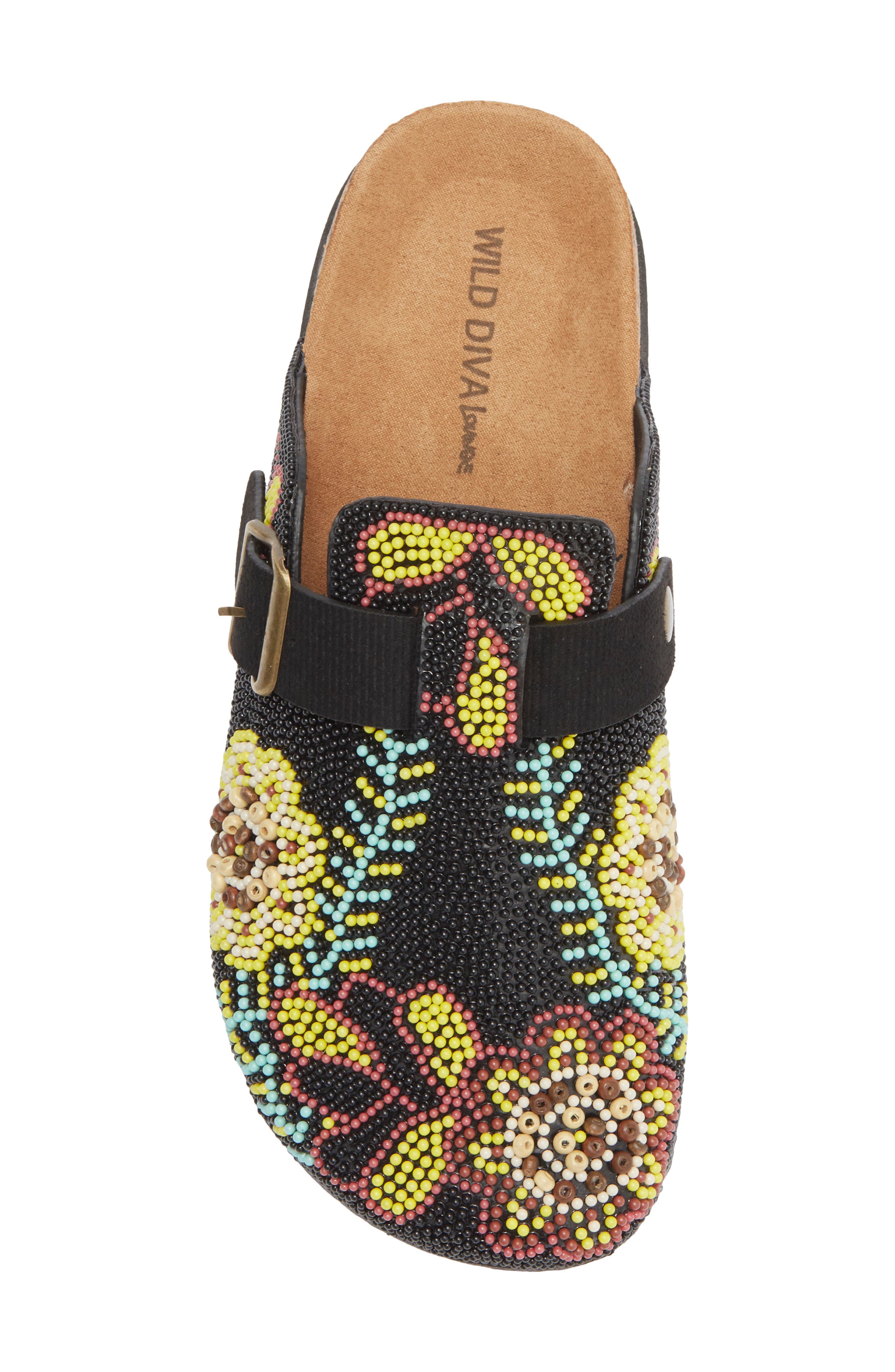 WILD DIVA LOUNGE Matcha Embroidered Mule, Alternate, color, 