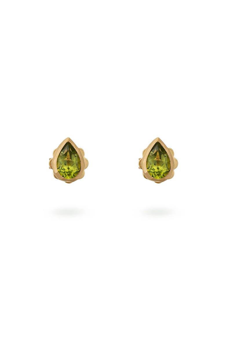 Eloise Jewelry Single Drop Stud Green Peridot, Alternate, color, Green Peridot