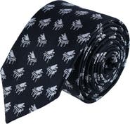 Trafalgar The Chopin Classical Piano Silk Necktie