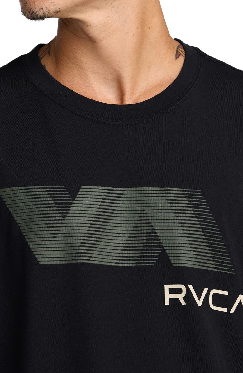RVCA VA Blur Performance Graphic T-Shirt, Alternate, color, Black2