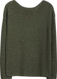 Tommy Bahama Crystal Sands Sequin Relaxed Fit Cotton Blend Sweater