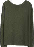 Tommy Bahama Crystal Sands Sequin Relaxed Fit Cotton Blend Sweater