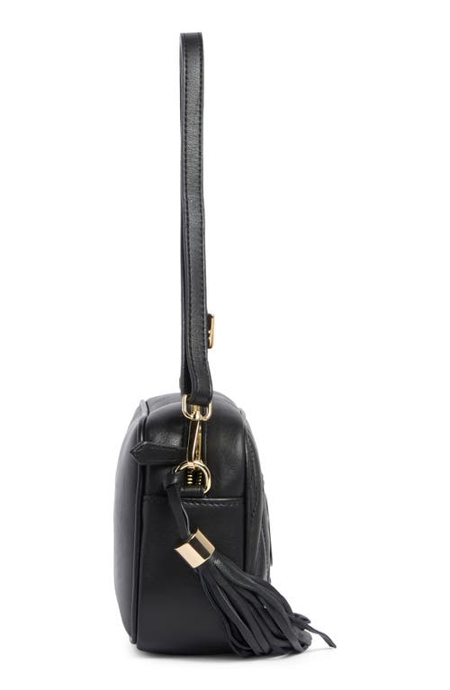 Valentino By Mario Valentino Mia Vlogo Quilted Leather Shoulder Bag In Black