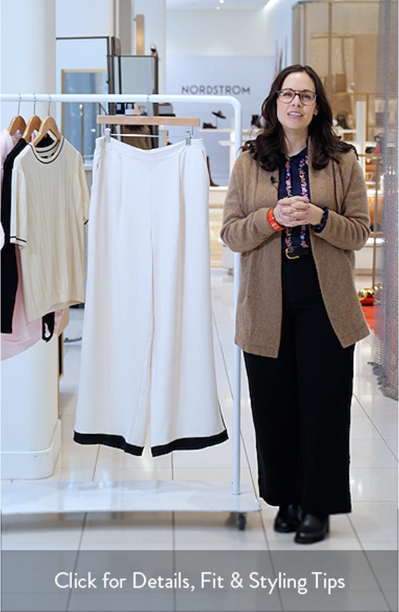 Side Stripe Wide Leg Pants, sales video thumbnail