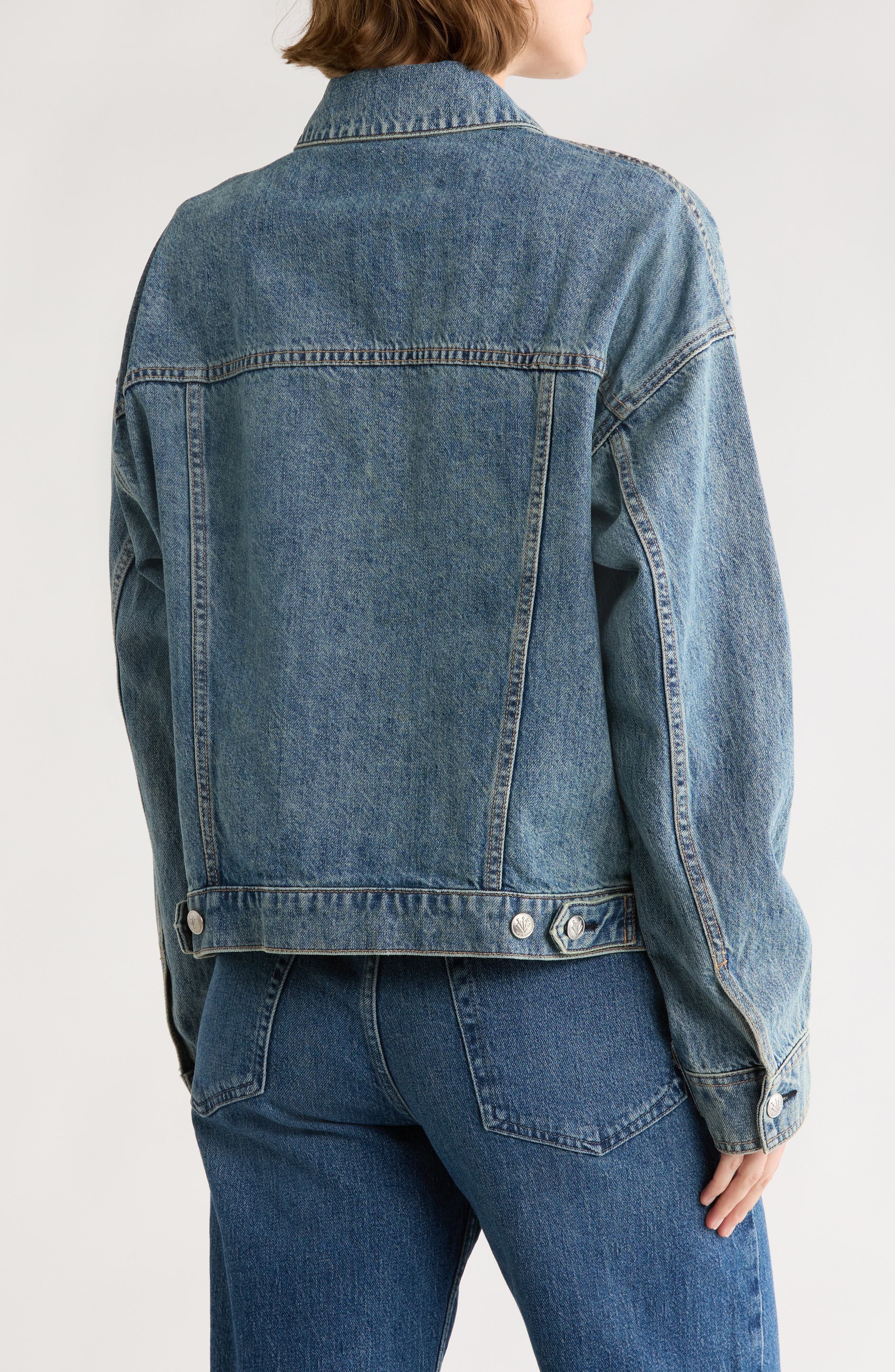 Ryan Paneled Denim Jacket - image 2