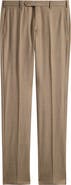 Zanella Parker Classic Wool Sharkskin Dress Pants