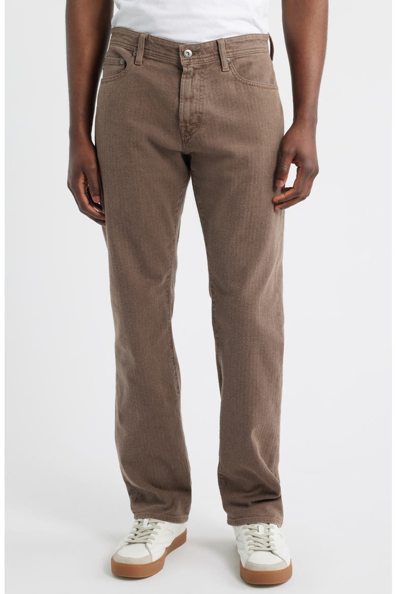 Protégé Classic Straight Leg Jeans, Main, color, TAUPE GREY