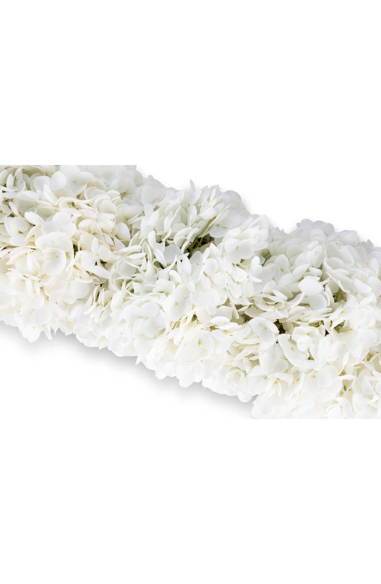 CocoBella Bellamy Oblong Hydrangea Arrangement, Alternate, color, Snow