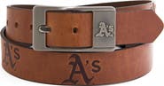 EAGLES WINGS Oakland Athletics Brandish Leather Belt