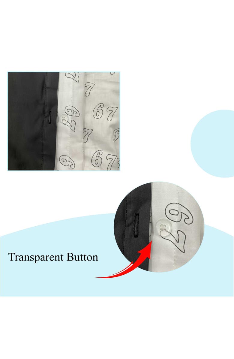 Mère & Moi Reversible Duvet Cover Set, Alternate, color, Multicolored