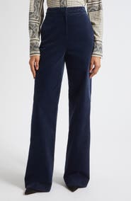 Veronica Beard Holt Straight Leg Corduroy Pants
