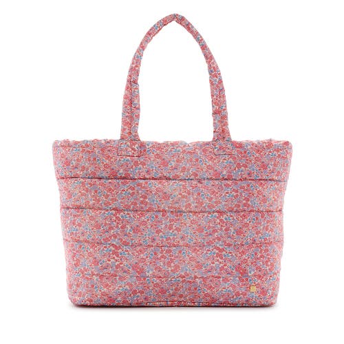 Trvl Design Marseille Puffer Tote In Pink