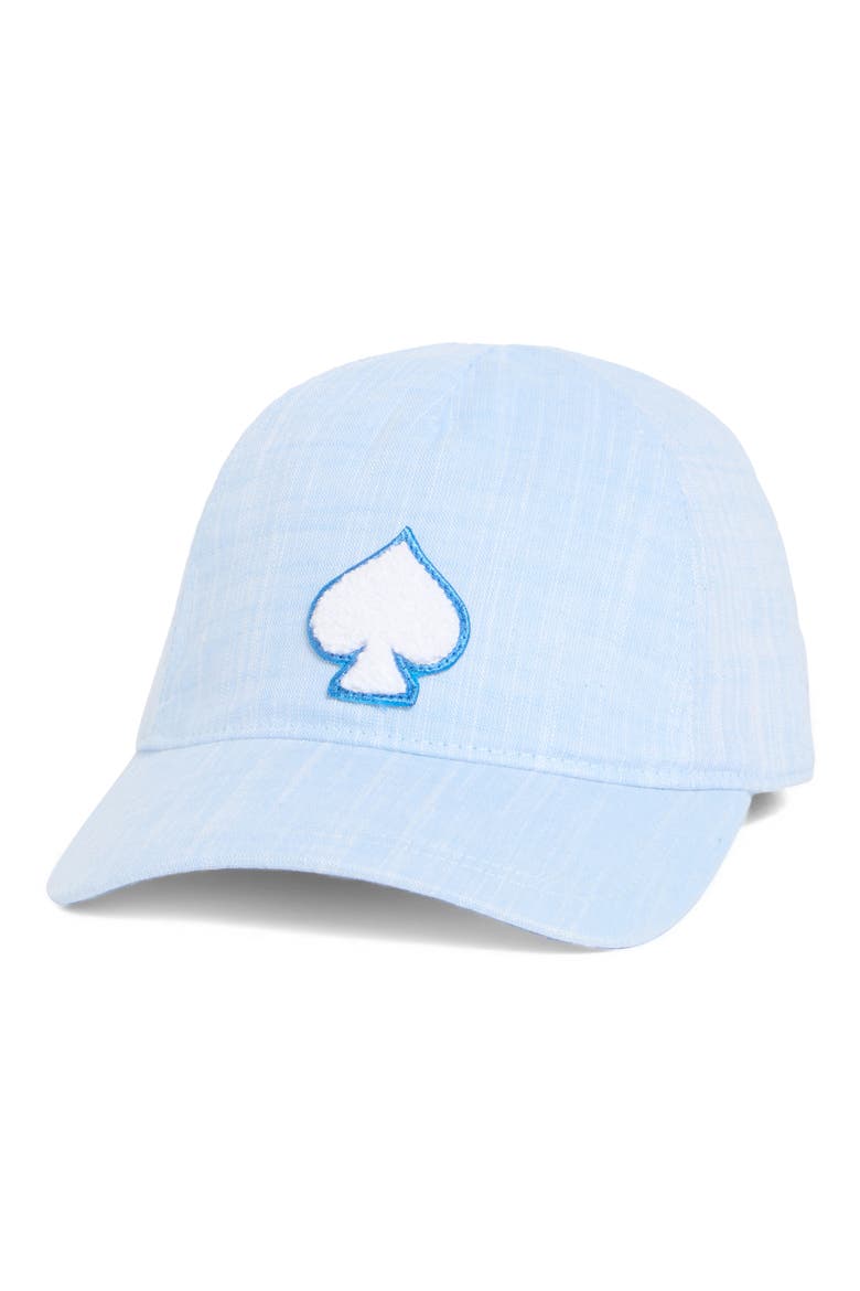 chambray spade baseball cap, Main, color, ASTRAL BLUE