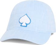Kate Spade chambray spade baseball cap
