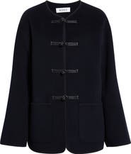 Róhe Toggle Closure Double Face Wool & Cashmere Jacket