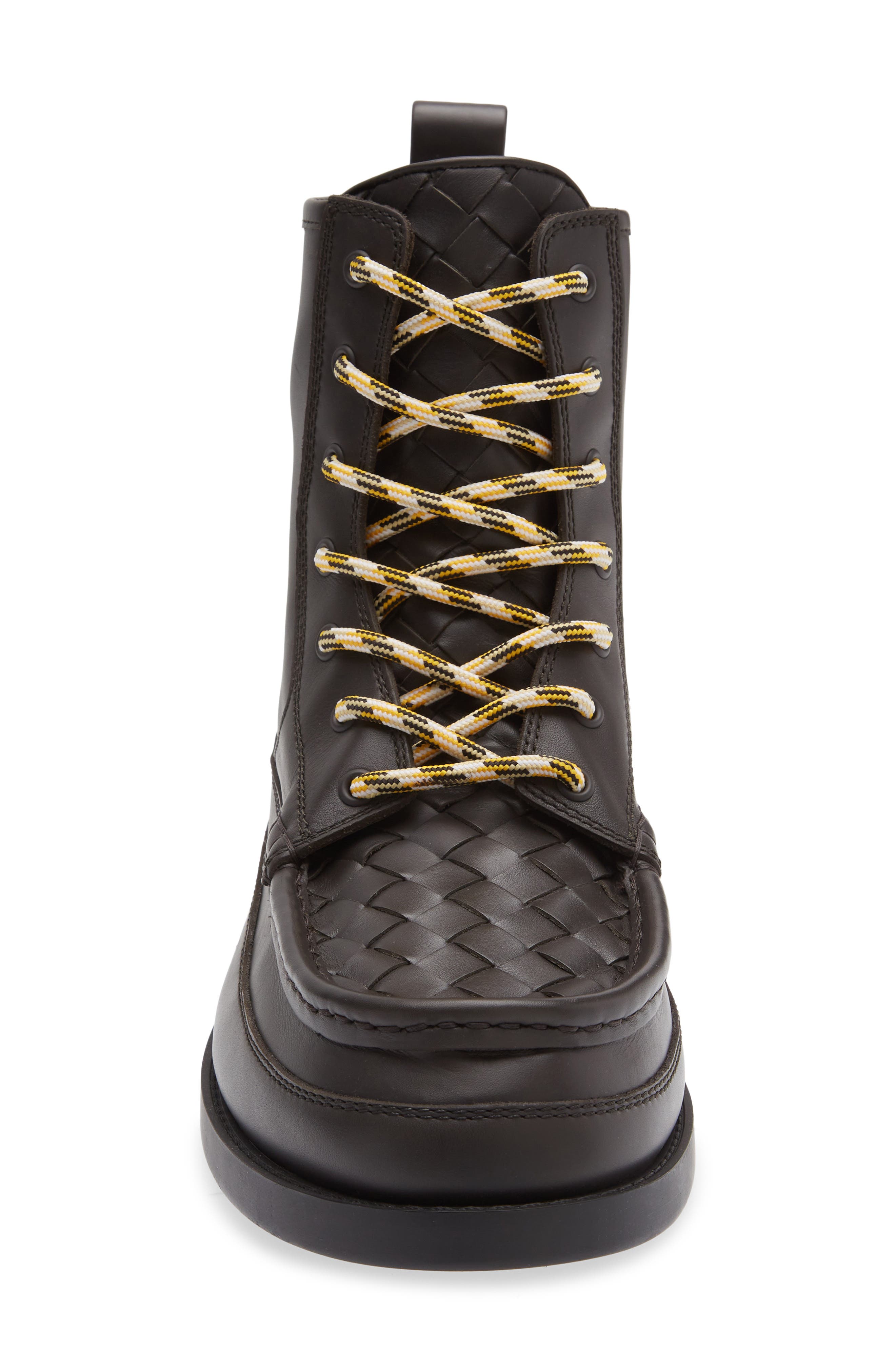 Pier Leather Combat Boot, Alternate, color, 2006 ESPRESSO