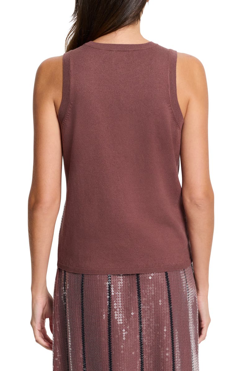 NIC+ZOE Sequin Sweater Tank, Alternate, color, Chai