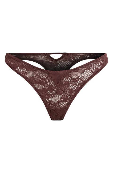 Le Stretch Lace Thong
