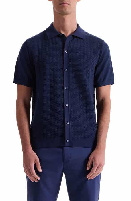 Bugatchi Short Sleeve Cardigan