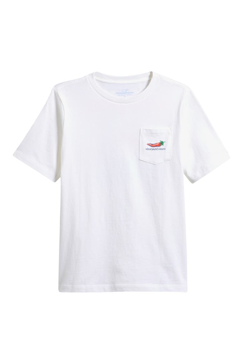 Kids' Hot Chili Dog Cotton T-Shirt, Main, color, WHITE CAP
