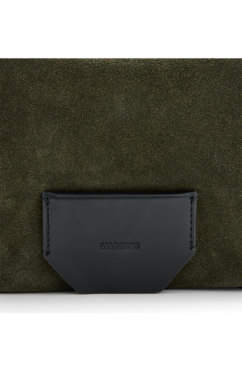 AllSaints Madea Suede Shoulder Bag, Alternate, color,
