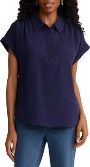 Jones New York Gauze Top