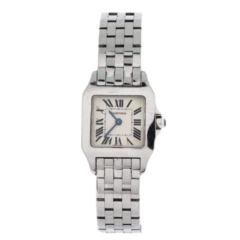 Santos Demoiselle Quartz Watch Stainless Steel 20