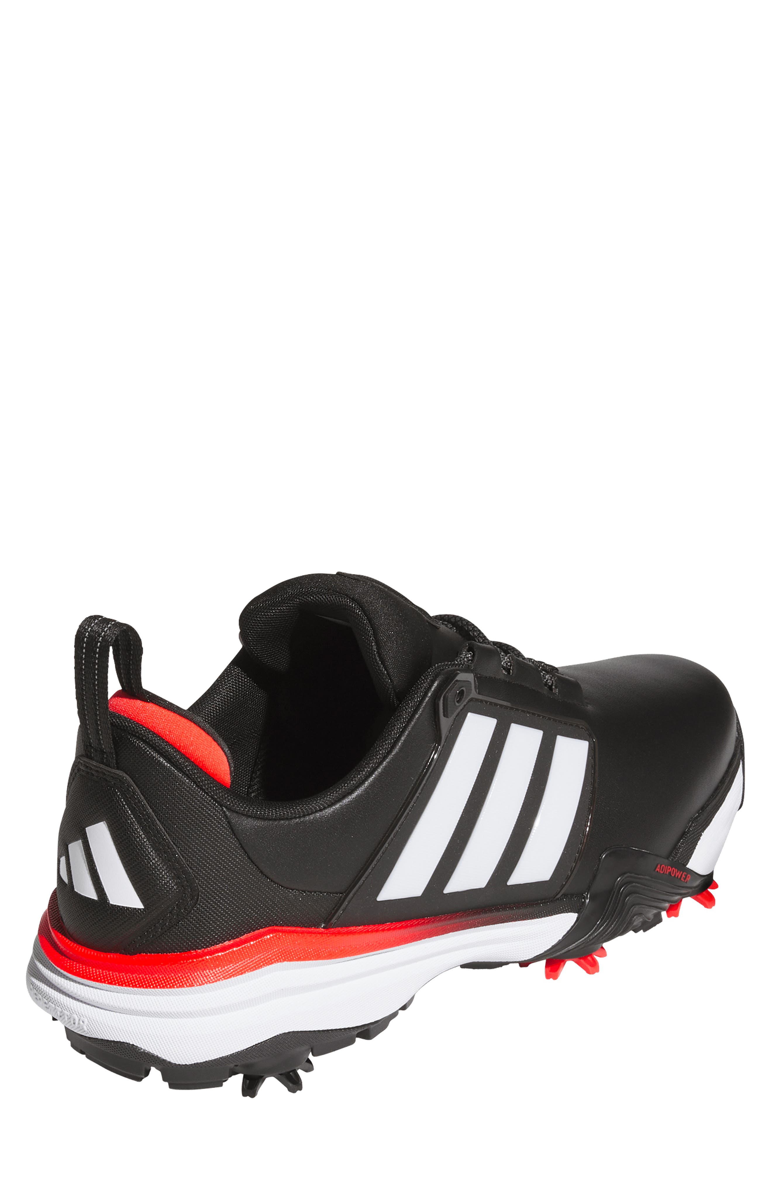adidas Adipower 26 Spikeless Golf Shoe, Alternate, color, Black/ White/ Red