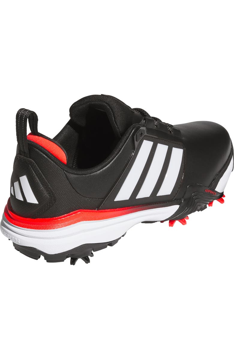 adidas Adipower 26 Spikeless Golf Shoe, Alternate, color, Black/ White/ Red