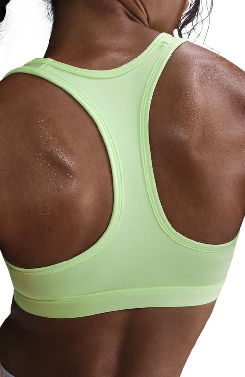 Nike Dri-fit Swoosh Medium Support Padded Sports Bra In Green